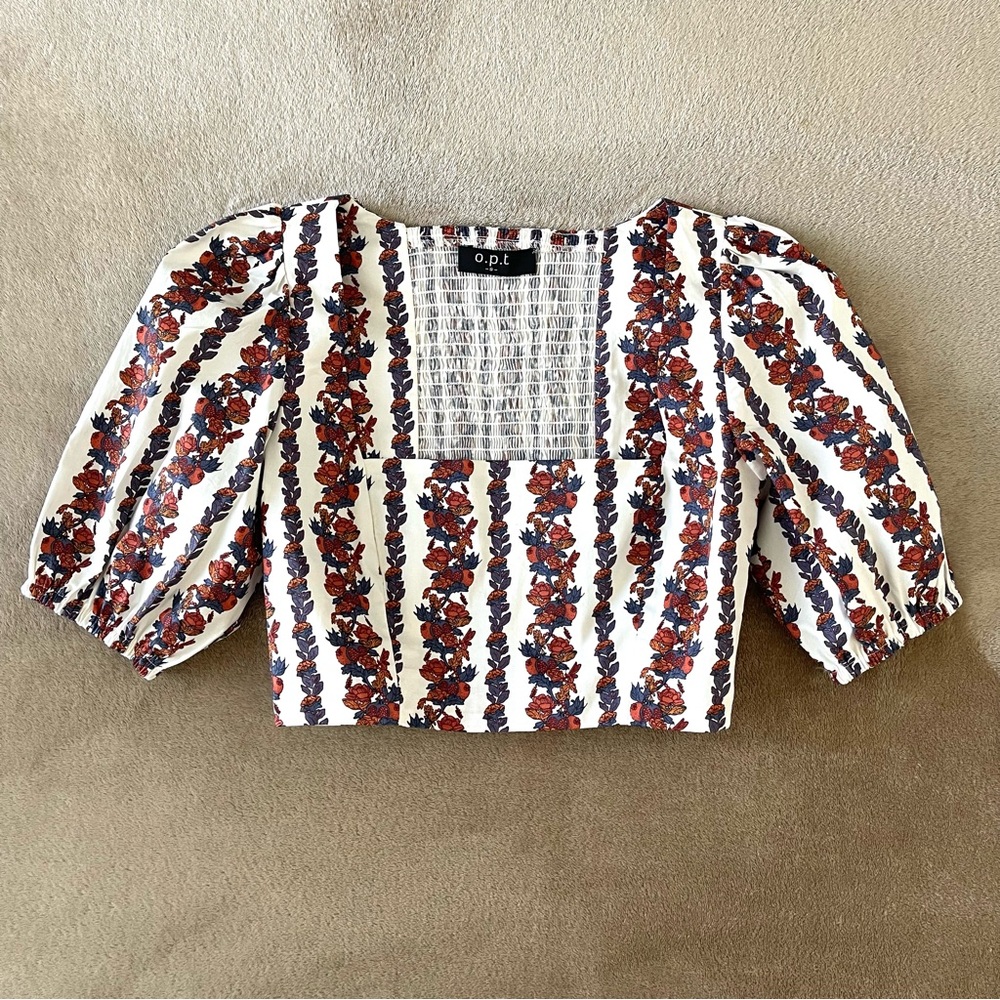 OPT Square neck Puff sleeve top